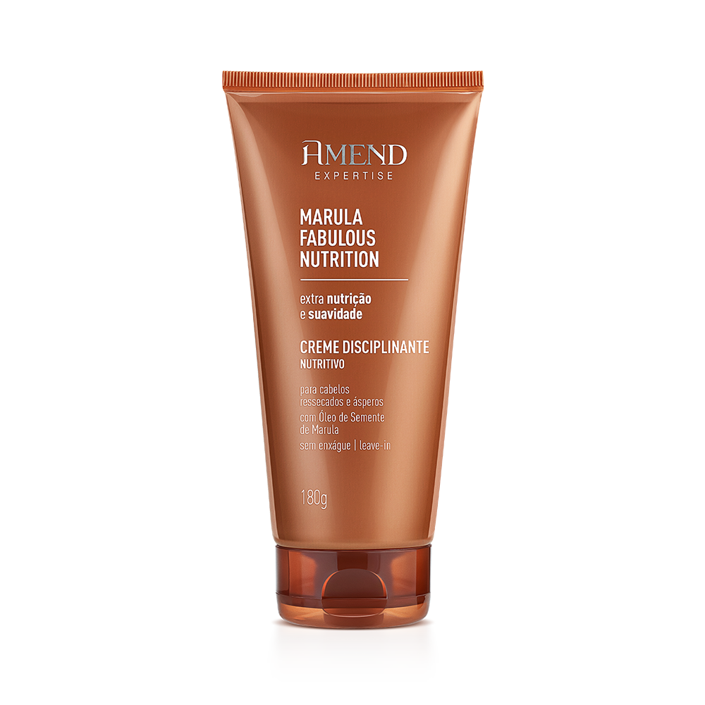 Creme Disciplinante Nutritivo Amend Expertise Marula Fabulous Nutrition 180g